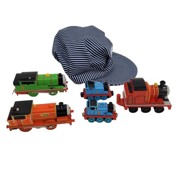 Thomas and Friends Hat and 5 Trains Listed Below For Your Favorite Train Lover - Picture 2 of 11